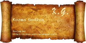 Kozma Godiva névjegykártya